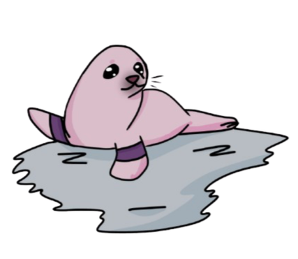 The HARP Seal mascot